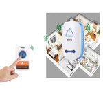 VOYE V025A Home Music Remote Control Wireless Doorbell with 38 Polyphony Sounds, US Plug - Trustpick