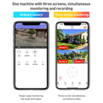 VTS02 4MP Multi - lens Panoramic Solar Surveillance PTZ Dome Camera - Trustpick