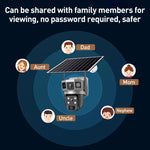 VTS02 4MP Multi - lens Panoramic Solar Surveillance PTZ Dome Camera - Trustpick