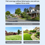 VTS29 6MP Multi - lens Panoramic Solar Surveillance PTZ Dome Camera - Trustpick