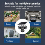 VTS29 6MP Multi - lens Panoramic Solar Surveillance PTZ Dome Camera - Trustpick