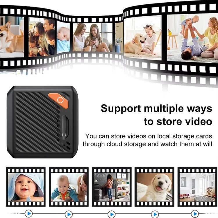 W02 HD Magnetic WiFi Smart Mini Camera Supports Motion Detection Infrared Night - Trustpick