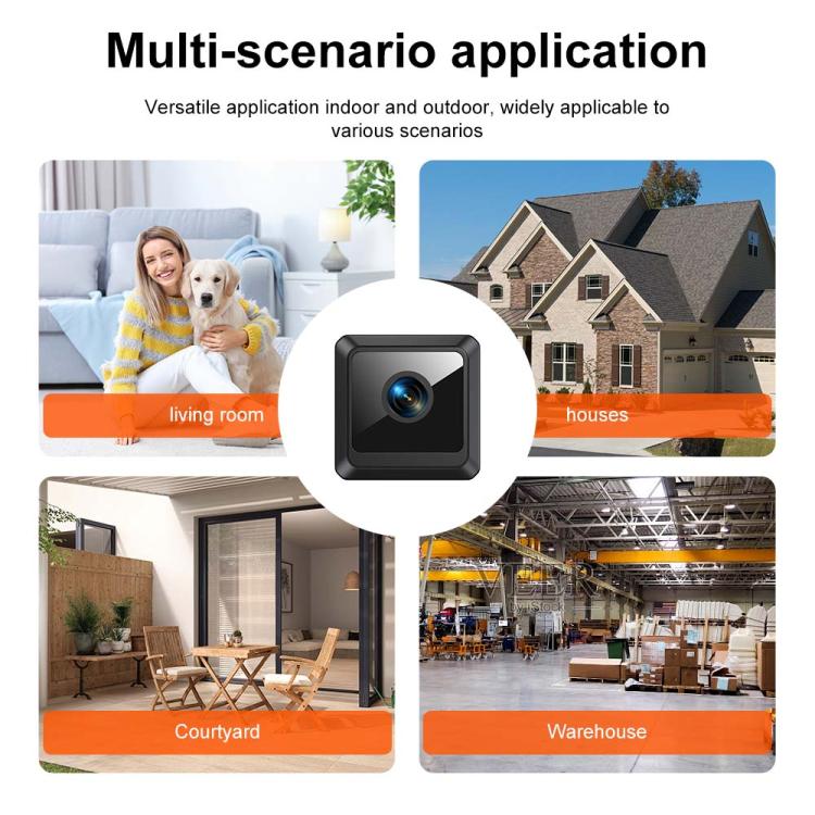 W02 HD Magnetic WiFi Smart Mini Camera Supports Motion Detection Infrared Night - Trustpick