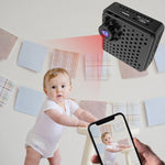 W18 1080P HD WiFi Smart Mini Security Camera, Support 155 Degrees Wide Angle & Motion Detection & Infrared Night Vision & TF Card - Trustpick