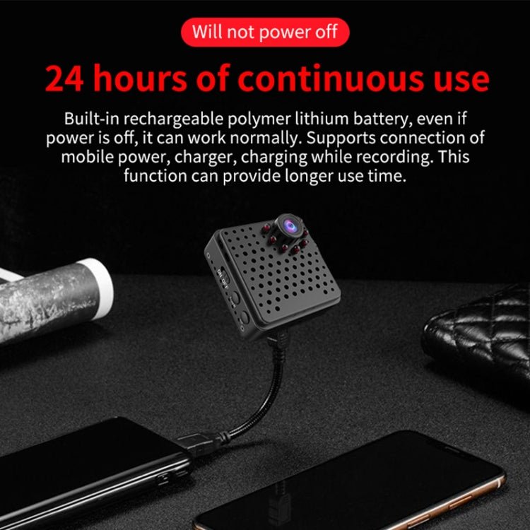 W18 1080P HD WiFi Smart Mini Security Camera, Support 155 Degrees Wide Angle & Motion Detection & Infrared Night Vision & TF Card - Trustpick