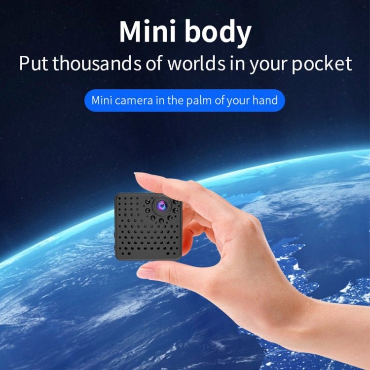 W18 1080P HD WiFi Smart Mini Security Camera, Support 155 Degrees Wide Angle & Motion Detection & Infrared Night Vision & TF Card - Trustpick
