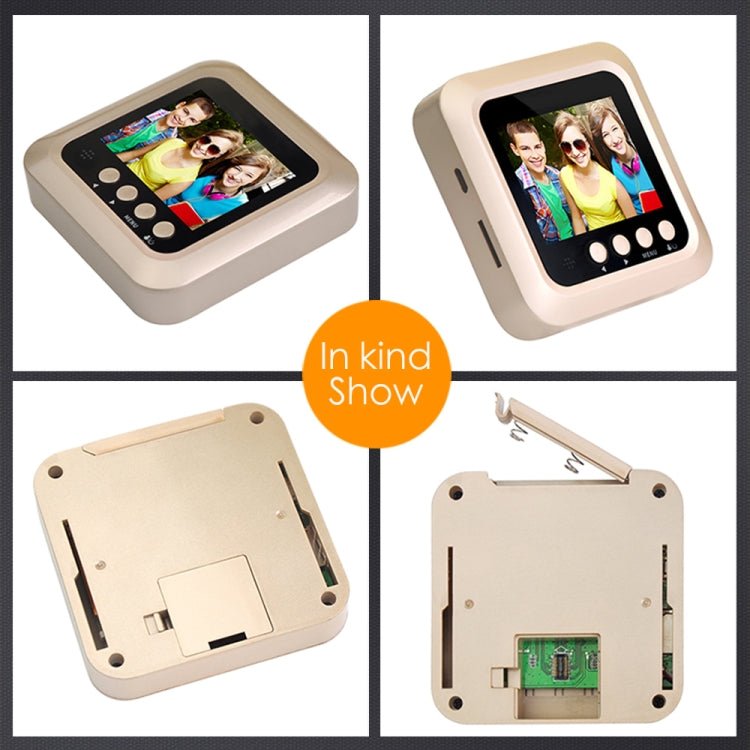 W5 2.4 inch Screen 2.0MP Security Camera No Disturb Peephole Viewer Doorbell, Support TF Card / Night Vision / Video Recording - Trustpick