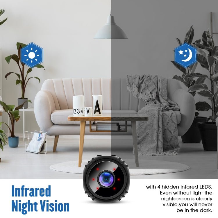 W8 Mini Camera HD 1080P Night Vision Battery Video Surveillance Wifi Smart Home Camera - Trustpick