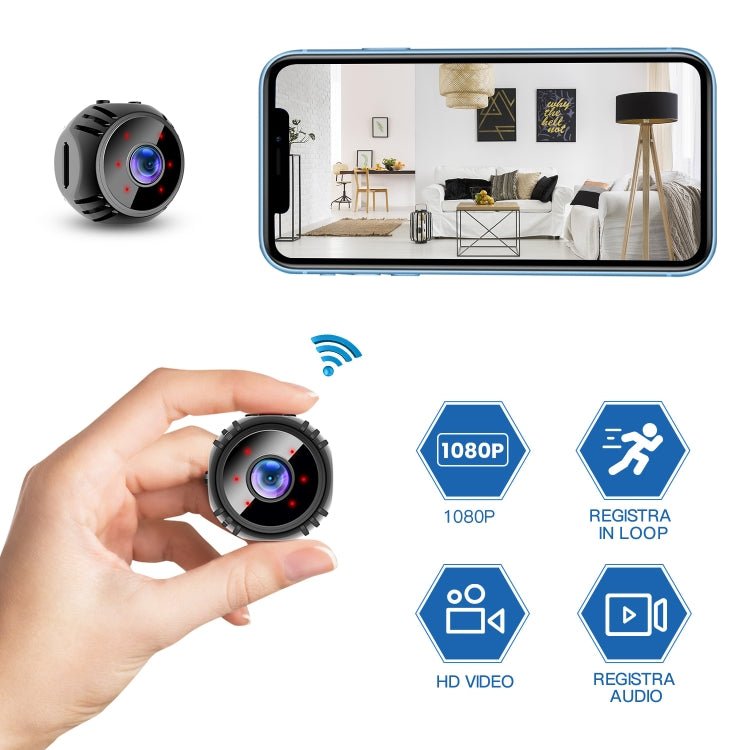 W8 Mini Camera HD 1080P Night Vision Battery Video Surveillance Wifi Smart Home Camera - Trustpick