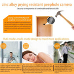 W8 - S 2.4 inch Screen 2.0MP Security Camera No Disturb Peephole Viewer, Support TF Card - Trustpick