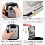 Wall - Mounted Key Code Box Construction Site Home Decoration Four - Digit Code Lock Key Box - Trustpick