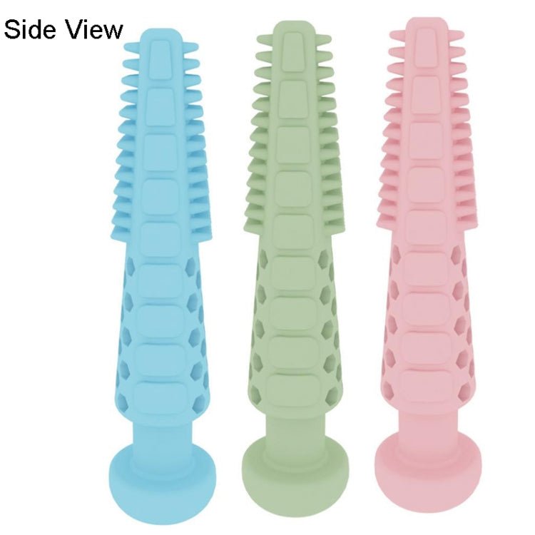 Washing Board Toothpaste Shape Bite Toys TPR Dog Teething Stick - Trustpick