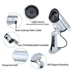 Waterproof Simulation Surveillance Camera with LED Flash Light - Trustpick