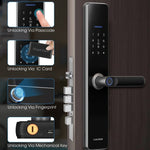 Wifi Fingerprint Lock Home Security Door Password Lock Supports APP Remote Unlocking - Trustpick