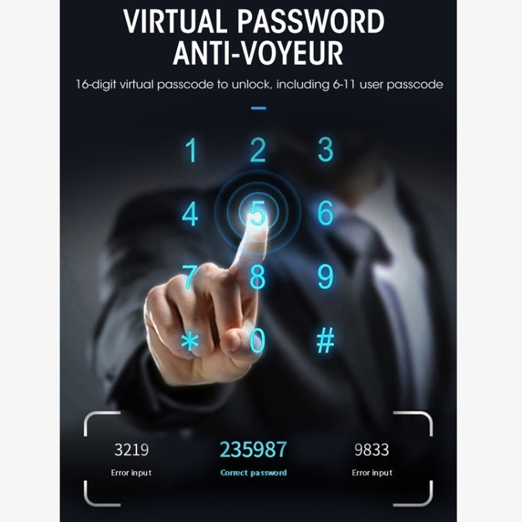 Wifi Fingerprint Lock Home Security Door Password Lock Supports APP Remote Unlocking - Trustpick