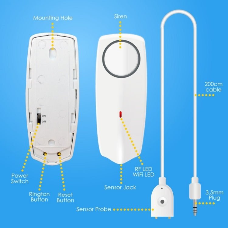 WIFI Smart APP Remote Water Leakage Alarm - Trustpick