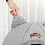 Winter Semi - Closed Warm & Velvet Round Pet Nest - Trustpick