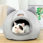 Winter Semi - Closed Warm & Velvet Round Pet Nest - Trustpick
