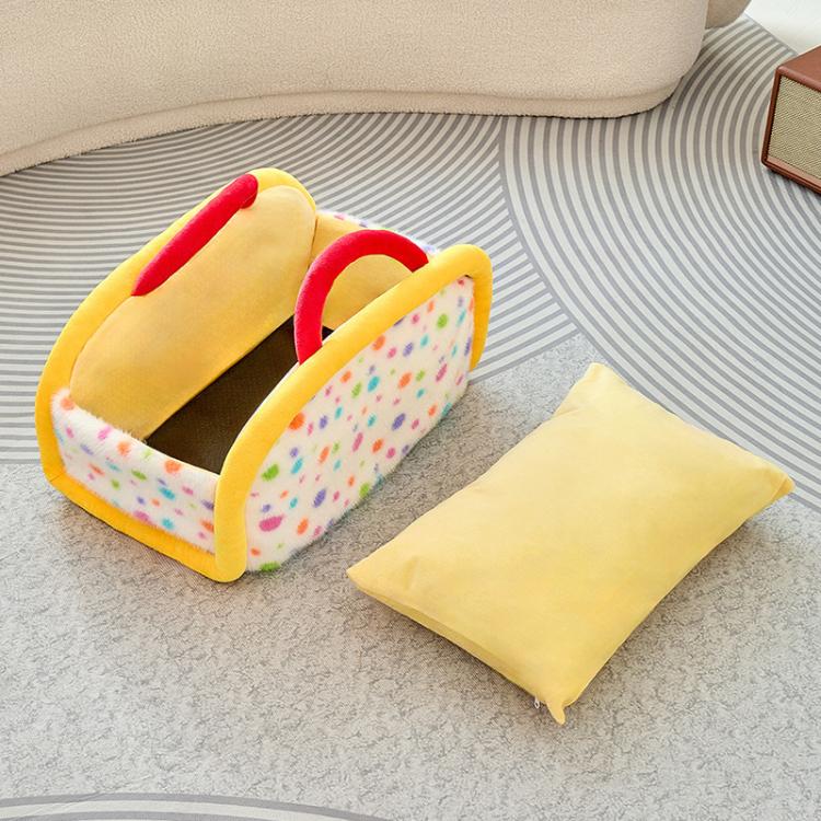 Winter Semi - Enclosed Warm Portable Cat Bed - Trustpick