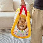 Winter Semi - Enclosed Warm Portable Cat Bed - Trustpick