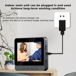 Wireless 2.4G Visual Intercom Doorbell 4.3 inch IPS Screen with Camera Monitor Night Vision - Trustpick