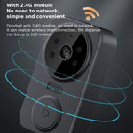 Wireless 2.4G Visual Intercom Doorbell 4.3 inch IPS Screen with Camera Monitor Night Vision - Trustpick
