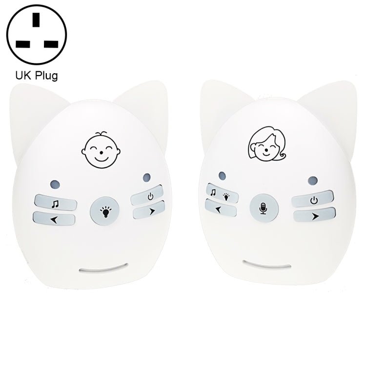 Wireless Audio Baby Monitor Support Voice Monitoring + Intercom + Night Light without Battery - Trustpick