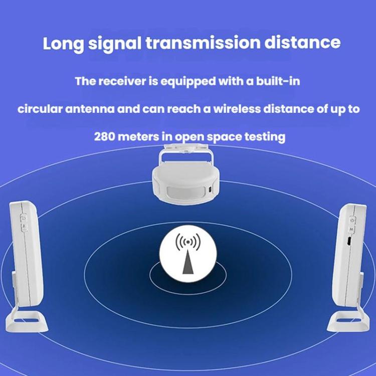 Wireless Infrared Sensor Split Supermarket Welcome Doorbell - Trustpick