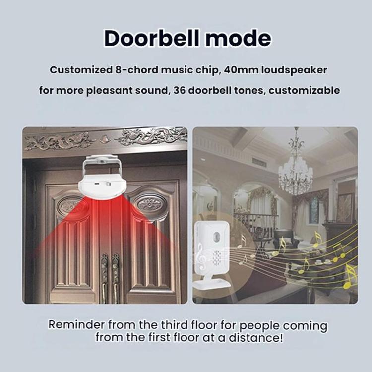 Wireless Infrared Sensor Split Supermarket Welcome Doorbell - Trustpick