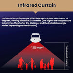 Wireless Infrared Sensor Split Supermarket Welcome Doorbell - Trustpick