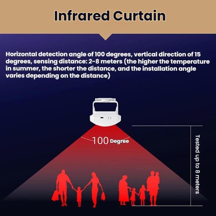 Wireless Infrared Sensor Split Supermarket Welcome Doorbell - Trustpick