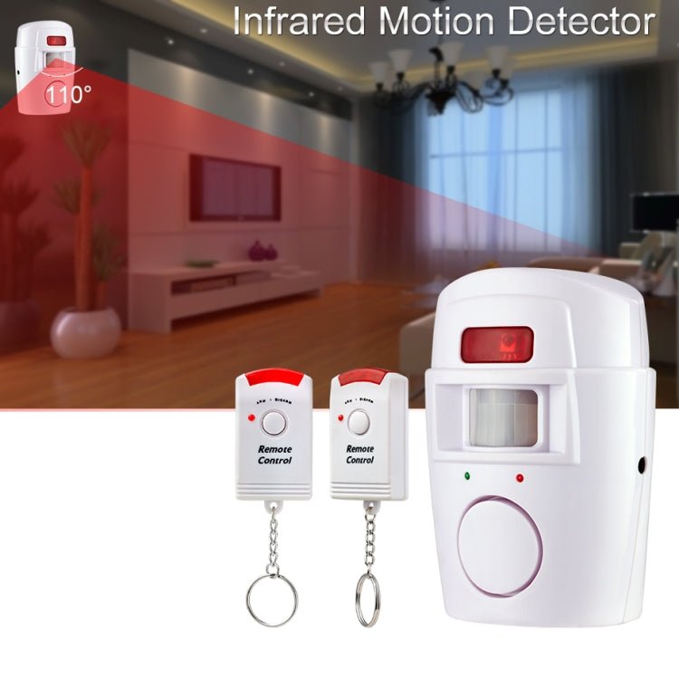 Wireless Remote Controller Wireless Home Security PIR Alert Infrared Sensor Alarm System Anti - theft Motion Detector Alarm 105DB Siren - Trustpick