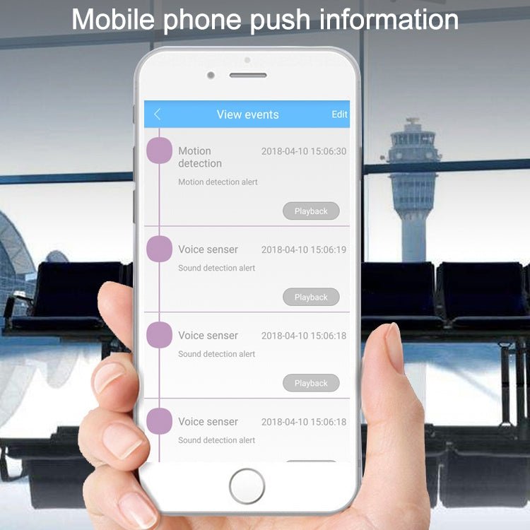 WLSES GC60 720P Wireless Surveillance Camera Baby Monitor, EU Plug - Trustpick