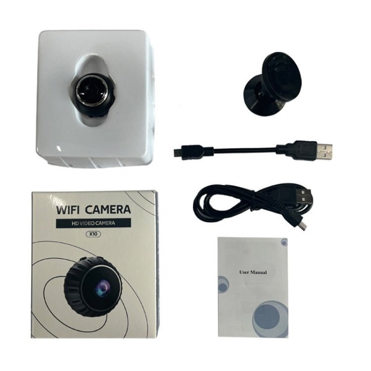 X10 HD Infrared Night Vision Mini WiFi Camera With Base - Trustpick