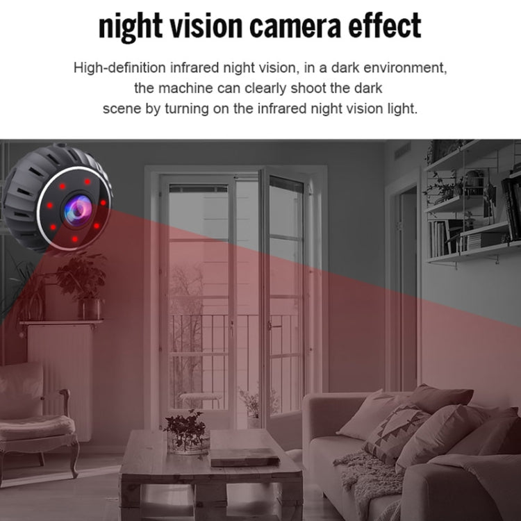 X10 HD Infrared Night Vision Mini WiFi Camera With Base - Trustpick
