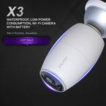 X3 1080P WiFi Smart Video IP54 Waterproof Digital Camera Door Viewer, Support TF Card & Infrared Night Vision - Trustpick