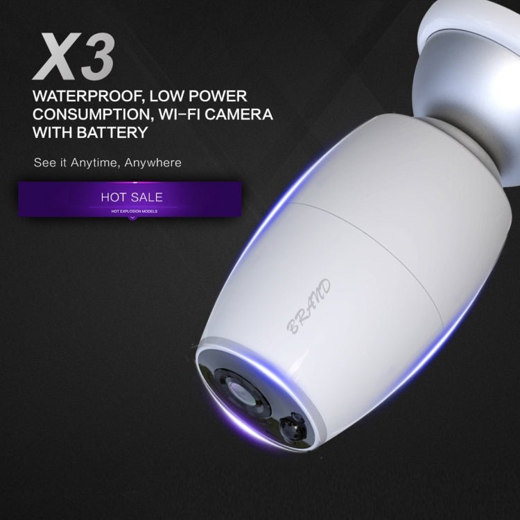 X3 1080P WiFi Smart Video IP54 Waterproof Digital Camera Door Viewer, Support TF Card & Infrared Night Vision - Trustpick