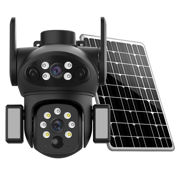 X7 2MP Multi - lens Panoramic Solar Surveillance PTZ Dome Camera - Trustpick