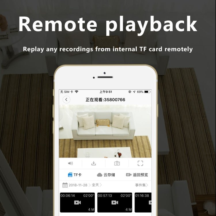 XD - W2 WiFi IR - CUT Mini Camera 1080P HD Camcorder Infrared Night Vision Camera, Support Remote Monitoring Function - Trustpick