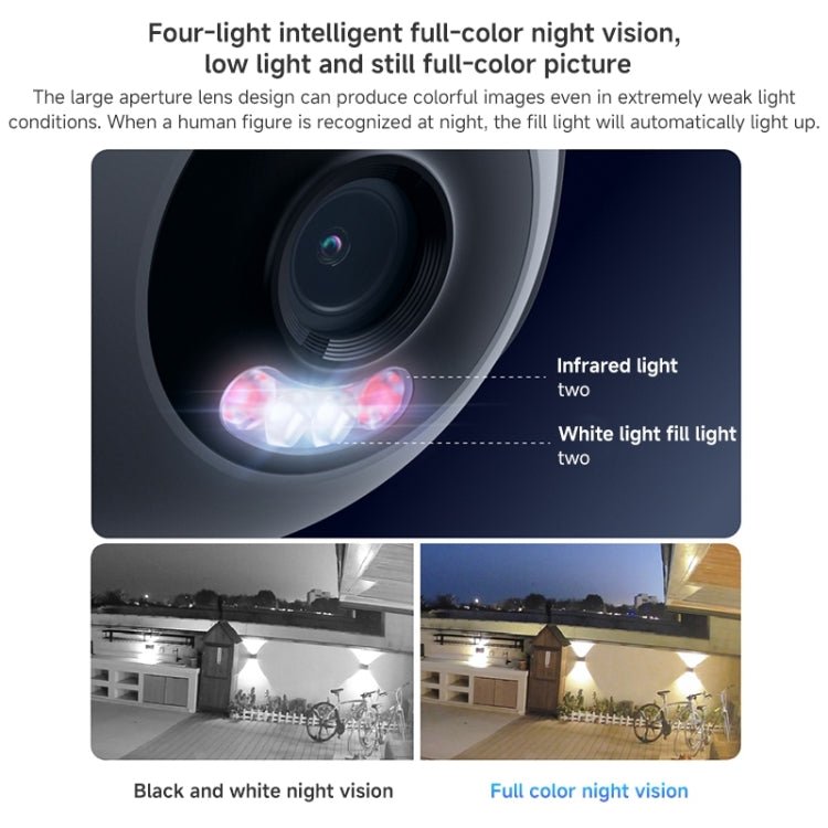 Xiaomi CW500 5MP Outdoor IP66 Waterproof Support Two - way Voice WiFi Camera, US Plug - Trustpick