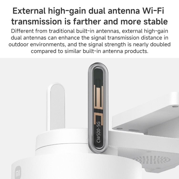 Xiaomi CW500 5MP Outdoor IP66 Waterproof Support Two - way Voice WiFi Camera, US Plug - Trustpick