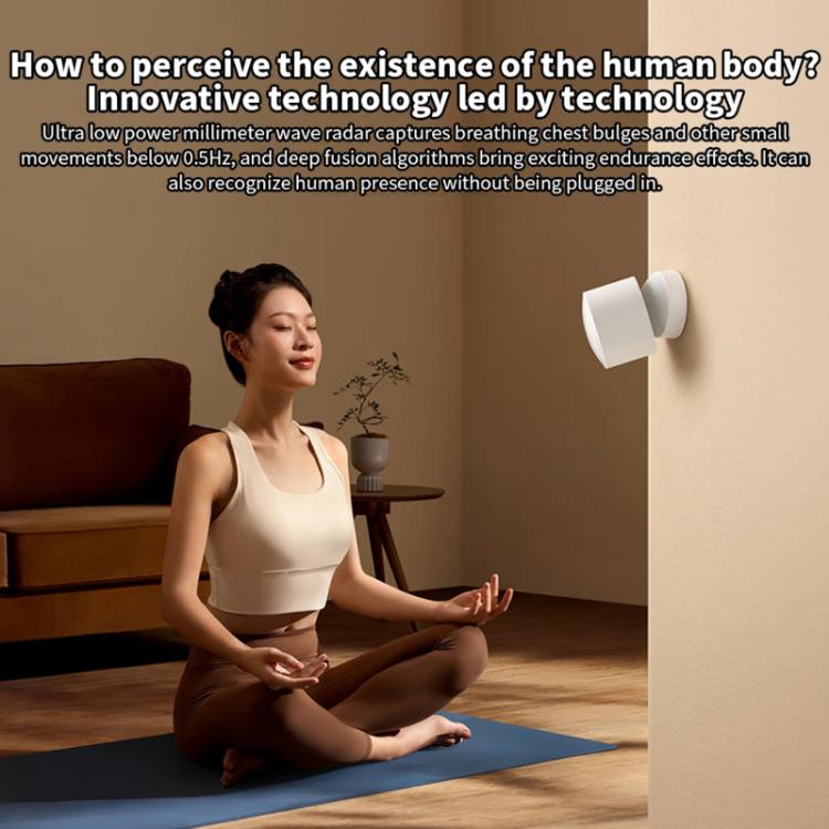 Xiaomi Presence Sensor XMOSB01XS Smart Wireless Home Connection Bluetooth 5.0 Body Motion Sensors - Trustpick
