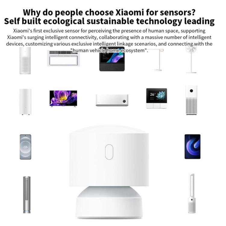 Xiaomi Presence Sensor XMOSB01XS Smart Wireless Home Connection Bluetooth 5.0 Body Motion Sensors - Trustpick