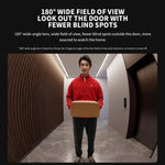 Xiaomi Smart Cat Eye 2 HDR 5 inch 3MP HD Camera 180 Degree Wide Angle Lens 940nm Infrared Night Vision Intercom Doorbell - Trustpick