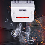XY - S510COM 2 in 1 Carbon Monoxide Smoke Composite Alarm Detector without Battery - Trustpick