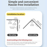 XY - S510COM 2 in 1 Carbon Monoxide Smoke Composite Alarm Detector without Battery - Trustpick