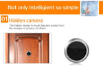 YB - 30BH 3 inch Screen 1.0MP Security Camera Taking Picture Door Peephole, Support TF Card - Trustpick