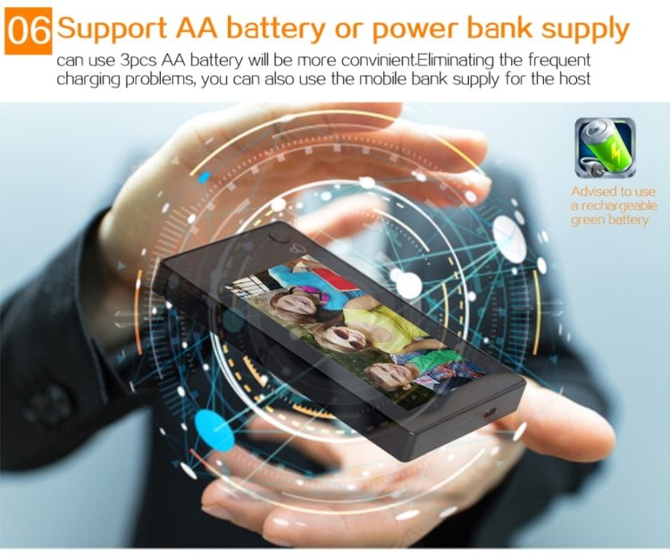 YB - 43CH 4.3 inch Screen 1.0MP Security Camera Door Peephole with One - key to Watch Function - Trustpick