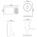Yesido KM26 3.5 inch TFT screen 2.4G Baby Monitor Care Camera, Plug: UK Plug - Trustpick