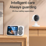 Yesido KM26 3.5 inch TFT screen 2.4G Baby Monitor Care Camera, Plug: UK Plug - Trustpick